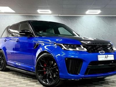 Blue Used 2021 Land Rover Range Rover Sport SVR SUV | £53,990 (Fair price)