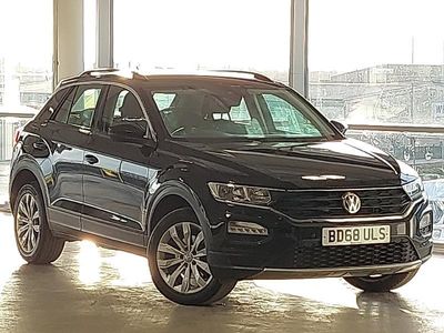 Used VW T-Roc SE 115 HP (84 kW) 2018 Black SUV