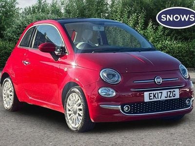 Used Fiat 500 Lounge 69 HP (50 kW) 2017 Red Hatchback