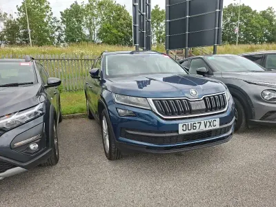 Used Skoda Kodiaq SE L 150 HP (110 kW) 2017 Blue SUV