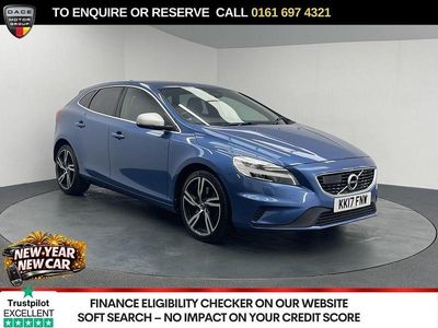 Blue Used 2017 Volvo V40 R-Design Pro Hatchback | £11,440 (Fair price)