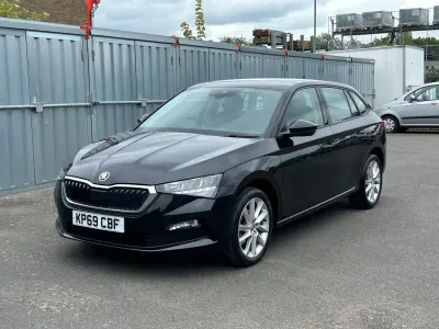Gebraucht Skoda Scala SE 115 PS (84 kW) 2019 Schwarz Kleinwagen