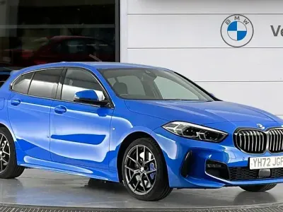 Used BMW 118 M Sport 136 HP (100 kW) 2022 Blue Hatchback