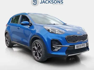 Used Kia Sportage GT-Line 134 HP (98 kW) 2019 Blue SUV