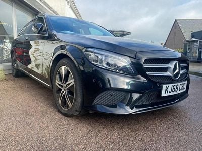 Used Mercedes C200 Premium Plus 2018 Black Estate