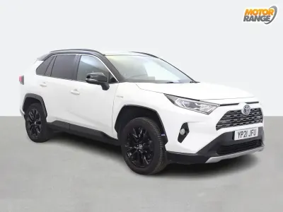 Used Toyota RAV4 Hybrid 2021 White/black SUV