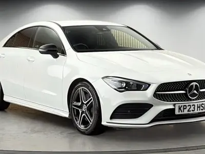 Used Mercedes CLA200 Executive 163 HP (119 kW) 2022 Digital white Coupe
