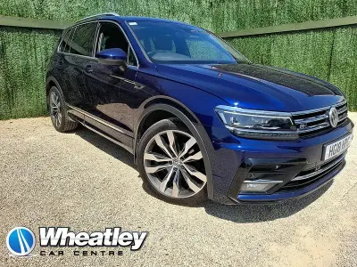 Used VW Tiguan R-line 150 HP (110 kW) 2018 Blue SUV