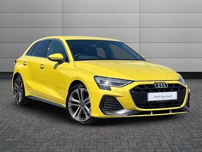 Used Audi A3 S-Line 150 HP (110 kW) 2024 Yellow Hatchback
