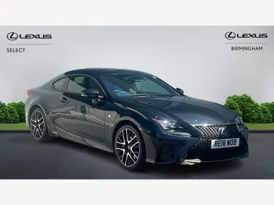 Used Lexus RC300h Sport Line 2018 Black Coupe