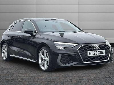 Used Audi A3 S-Line 150 HP (110 kW) 2023 Black Sedan