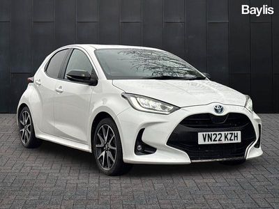 Used Toyota Yaris Hybrid 2022 White Hatchback