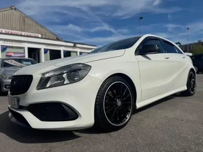Used Mercedes A200 AMG line 2016 White Hatchback