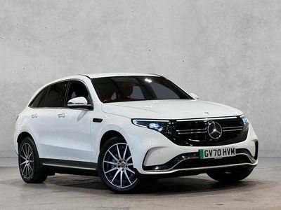 White Used 2020 Mercedes EQC400 AMG line SUV | £23,490 (Fair price)