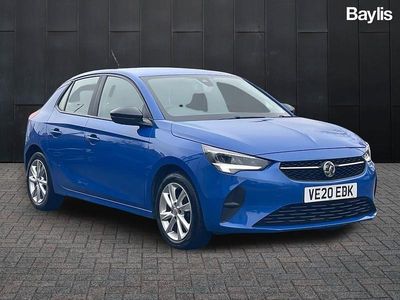 Used Vauxhall Corsa 75 HP (55 kW) 2020 Blue Hatchback