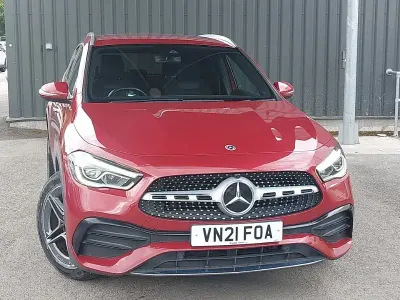 Used Mercedes GLA180 AMG Line Premium 136 HP (100 kW) 2021 Red SUV
