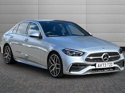 Used Mercedes C220 AMG Line Premium Plus 200 HP (147 kW) 2024 High tech silver Sedan