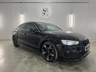 Używany Audi A3 S-Line 110 KM (80 kW) 2014 Czarny Sedan/Limuzyna