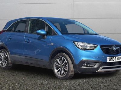 Used Vauxhall Crossland X Elite 82 HP (60 kW) 2018 Blue SUV