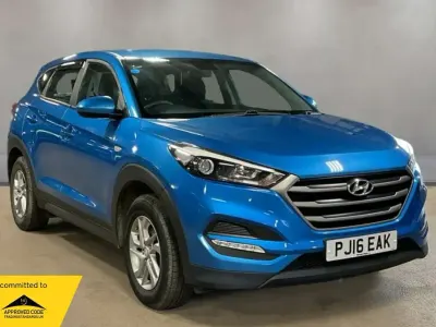 Used Hyundai Tucson 116 HP (85 kW) 2016 Blue SUV