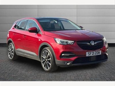 Used Vauxhall Grandland X Elite 130 HP (95 kW) 2021 Red SUV