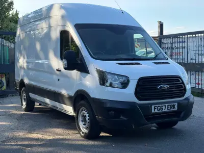 Used Ford Transit 130 HP (95 kW) 2017 White Van