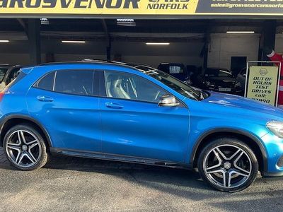 Used Mercedes GLA220 AMG line 177 HP (130 kW) 2015 Blue SUV