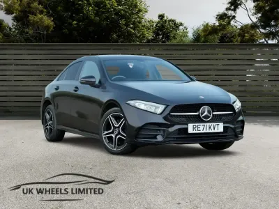 Used Mercedes A250 AMG line 218 HP (160 kW) 2021 Black Sedan