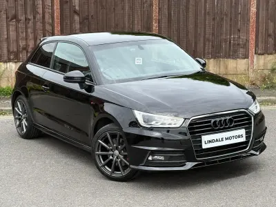 Used Audi A1 S-Line 116 HP (85 kW) 2015 Black Hatchback