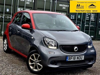 Used Smart ForFour Passion 71 HP (52 kW) 2018 Red Hatchback