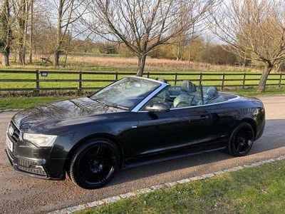 Used Audi A5 Cabriolet S-Line 2012 Black Cabriolet
