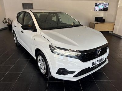 White Used 2021 Dacia Sandero Essentiel Hatchback | £10,995 (Fair price)