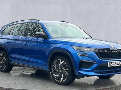 Blue Used 2022 Skoda Kodiaq vRS SUV | £31,900 (A bit pricey)