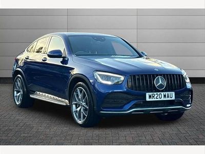 Blue Used 2020 Mercedes GLC300 AMG line Coupe | £32,333 (Fair price)
