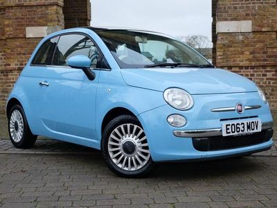 Blue Used 2013 Fiat 500 Lounge Hatchback | £3,495 (Fair price)