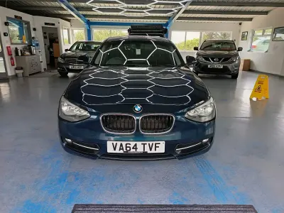 Used BMW 116 Sport Line 116 HP (85 kW) 2015 Blue Hatchback