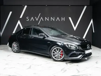 Used Mercedes CLA45 AMG AMG 381 HP (280 kW) 2017 Black Coupe