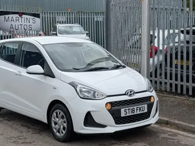 Used Hyundai i10 SE 67 HP (49 kW) 2018 White Hatchback