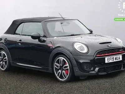Used Mini John Cooper Works Cabriolet Comfort 231 HP (169 kW) 2018 Black Cabriolet