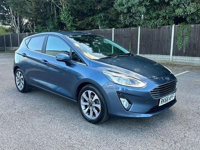 Used Ford Fiesta Titanium 2018 Blue Hatchback
