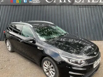 Used Kia Optima 141 HP (103 kW) 2017 Black Estate