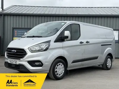 Used Ford Transit Custom Trend 130 HP (95 kW) 2022 Silver Van