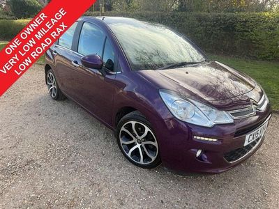 Used Citroën C3 SELECTION 90 HP (66 kW) 2015 Purple Hatchback