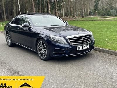 Used Mercedes S350 AMG line 258 HP (189 kW) 2015 Blue Sedan