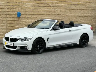 Used BMW 420 Cabriolet M Sport 190 HP (139 kW) 2015 White Cabriolet