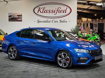 Begagnad Skoda Octavia vRS 190 HK (139 kW) 2021 Blå Halvkombi