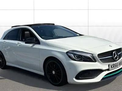 Used Mercedes A220 Premium 177 HP (130 kW) 2016 White Hatchback