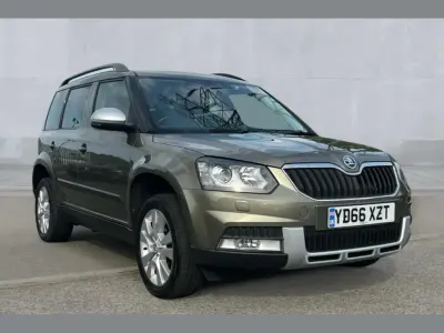 Used Skoda Yeti Outdoor SE L 108 HP (79 kW) 2016 Green SUV