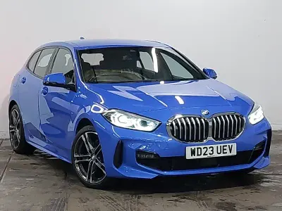 Used BMW 118 M Sport 136 HP (100 kW) 2023 Blue Hatchback