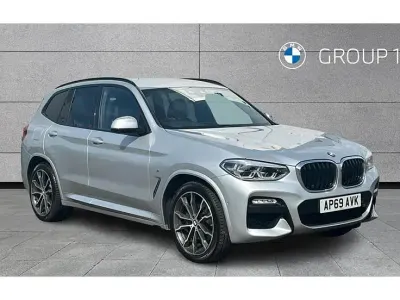 Begagnad BMW X3 M Sport 190 HK (139 kW) 2019 Silver SUV